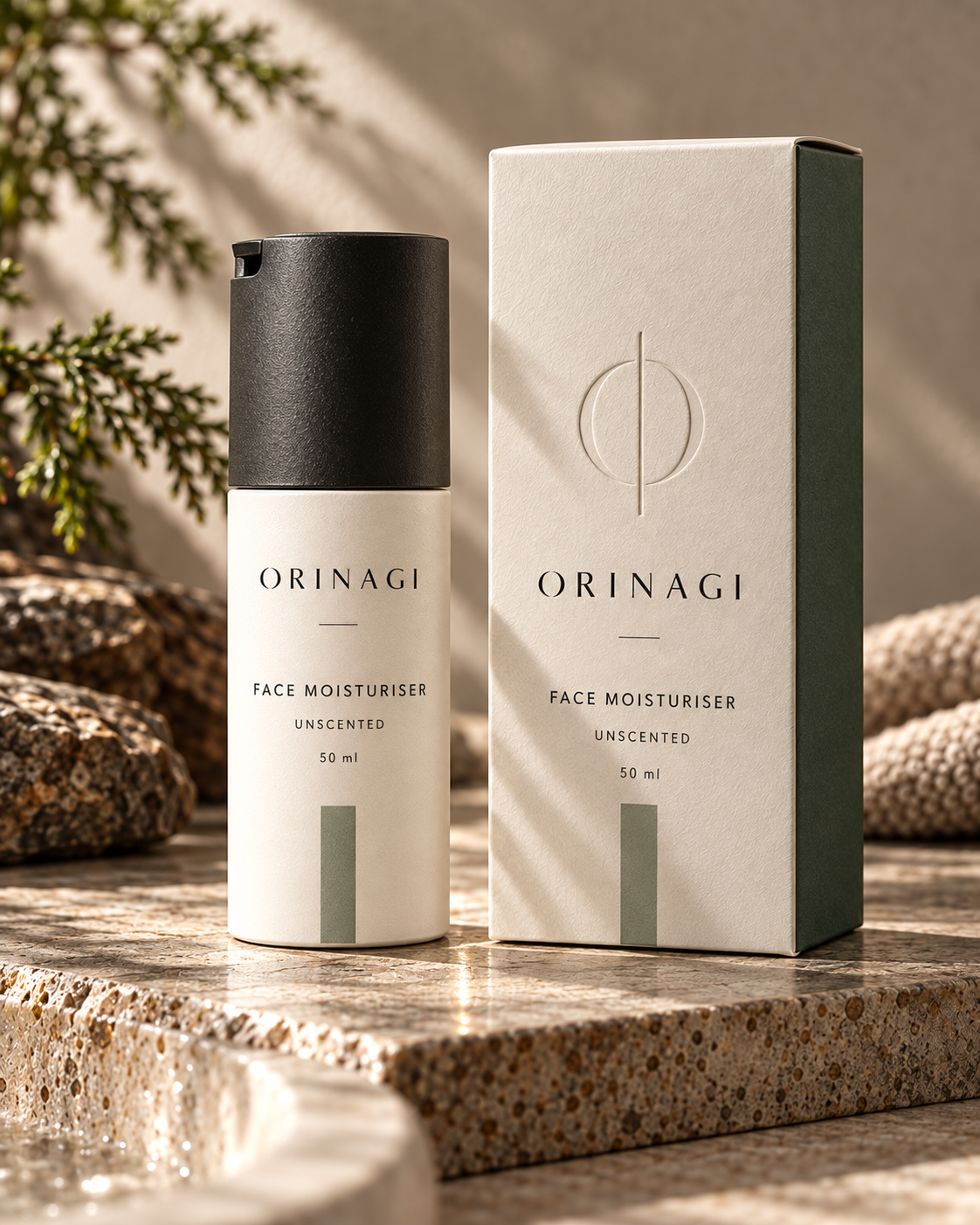 Face Moisturiser — Unscented 50 ml with packaging