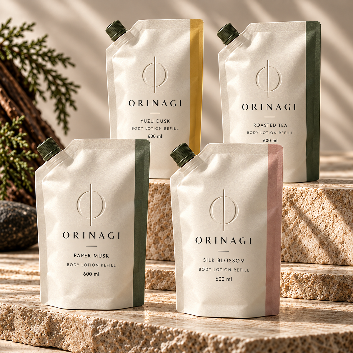 ORINAGI Body Lotion Refill packaging concept