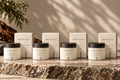 ORINAGI Body Scrub scent collection — packaging concepts; sold individually