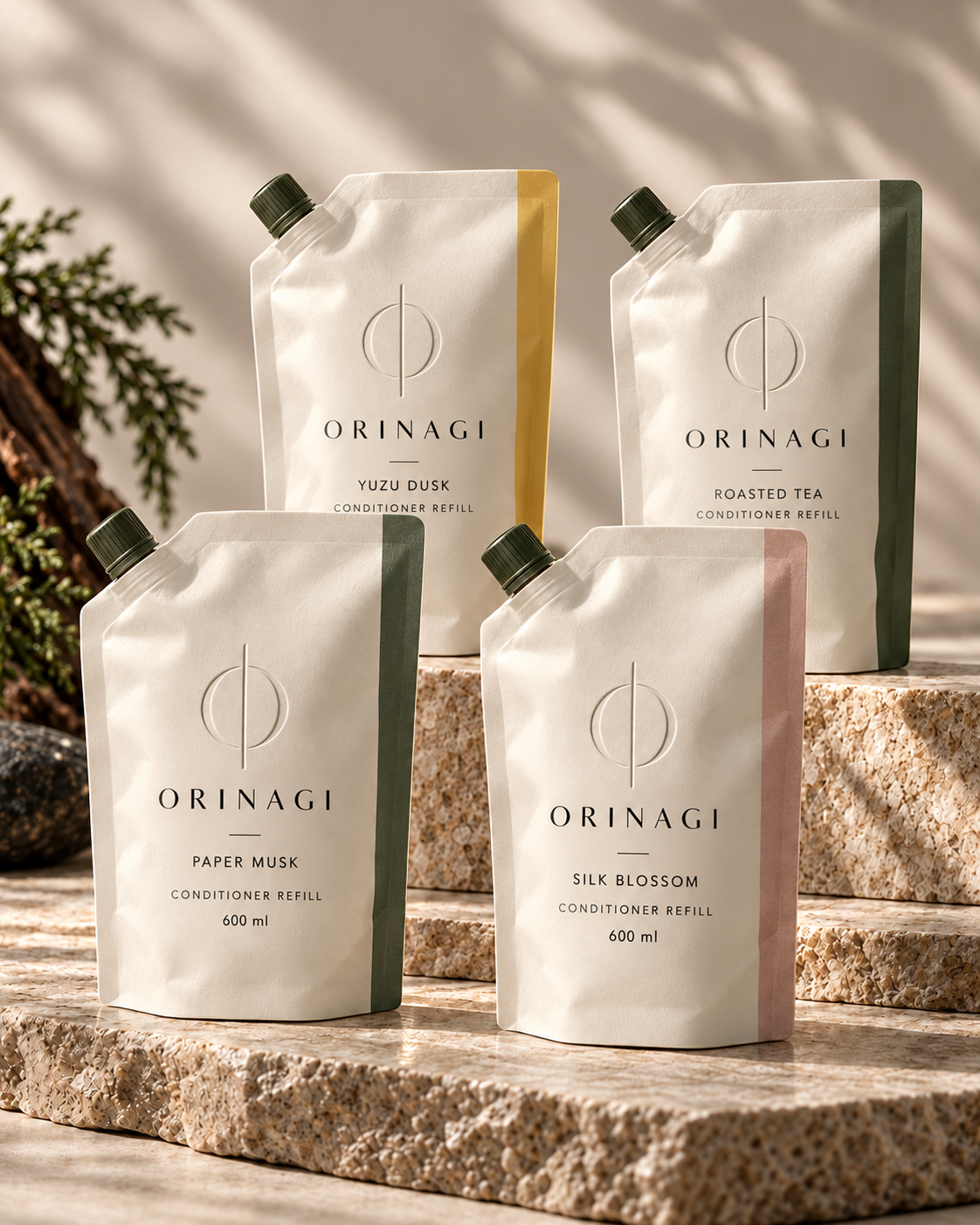 ORINAGI Conditioner Refill packaging concept