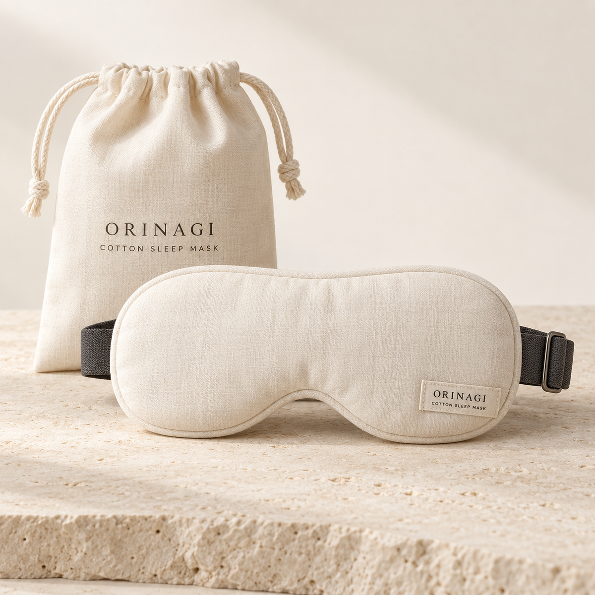ORINAGI Cotton Sleep Mask — product concept