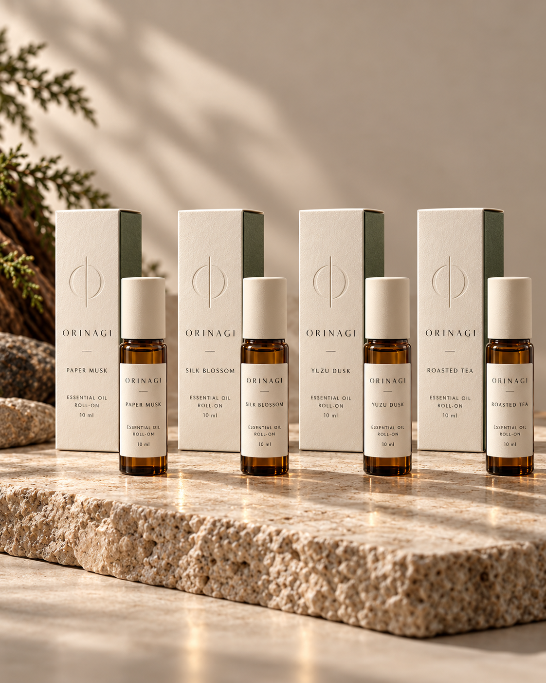 ORINAGI Essential Oil Roll-on — packaging concept