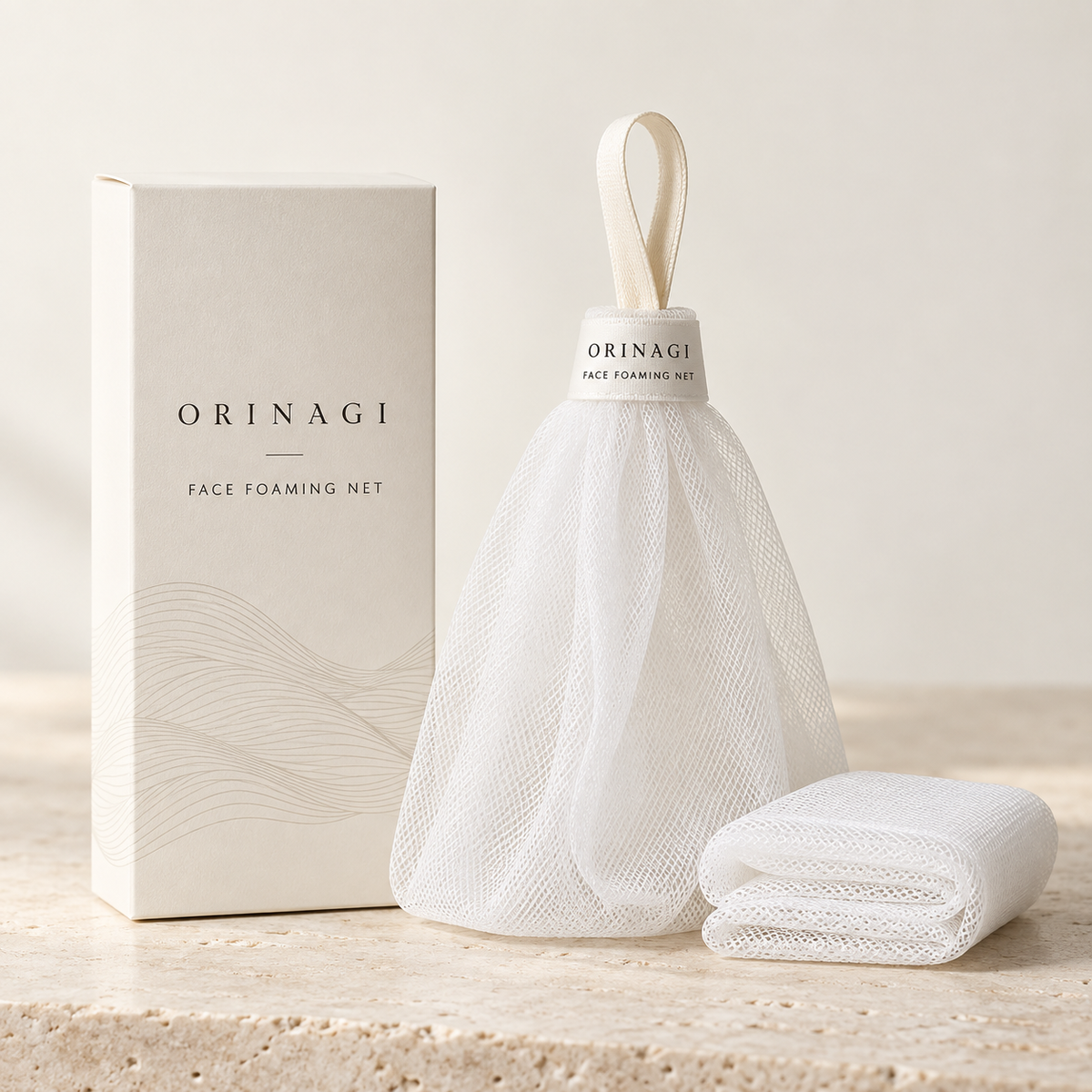 ORINAGI Face Foaming Net — product concept