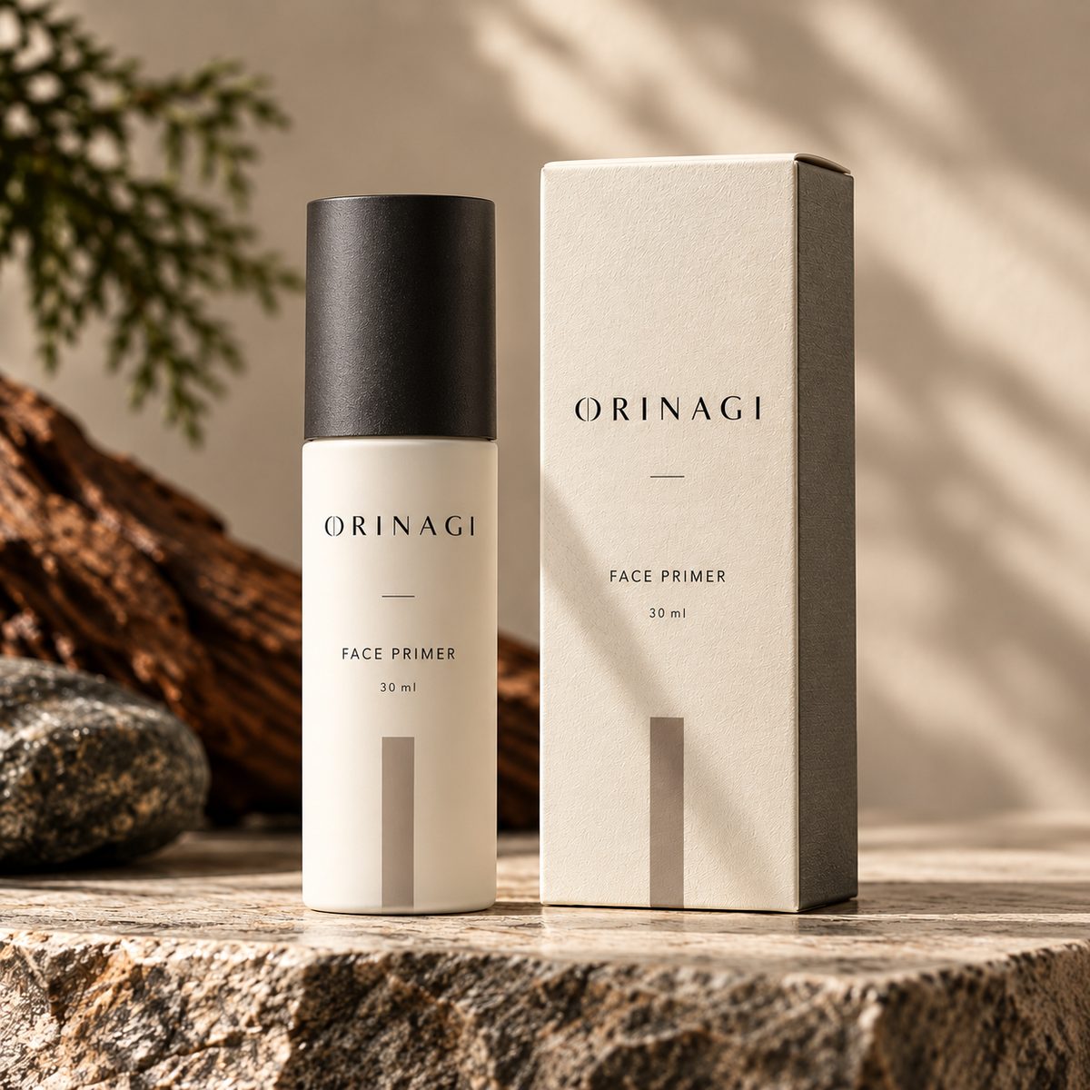 ORINAGI Face Primer — packaging concept