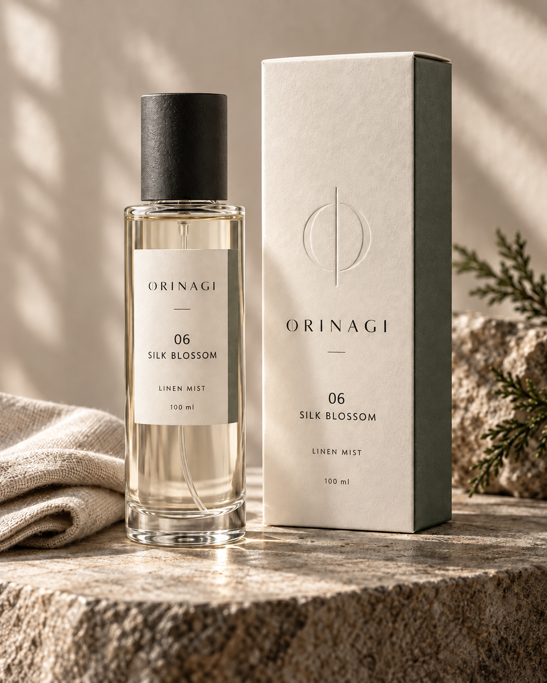 ORINAGI Linen Mist — SILK BLOSSOM