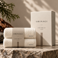 ORINAGI Hand Towel Set — packaging concept