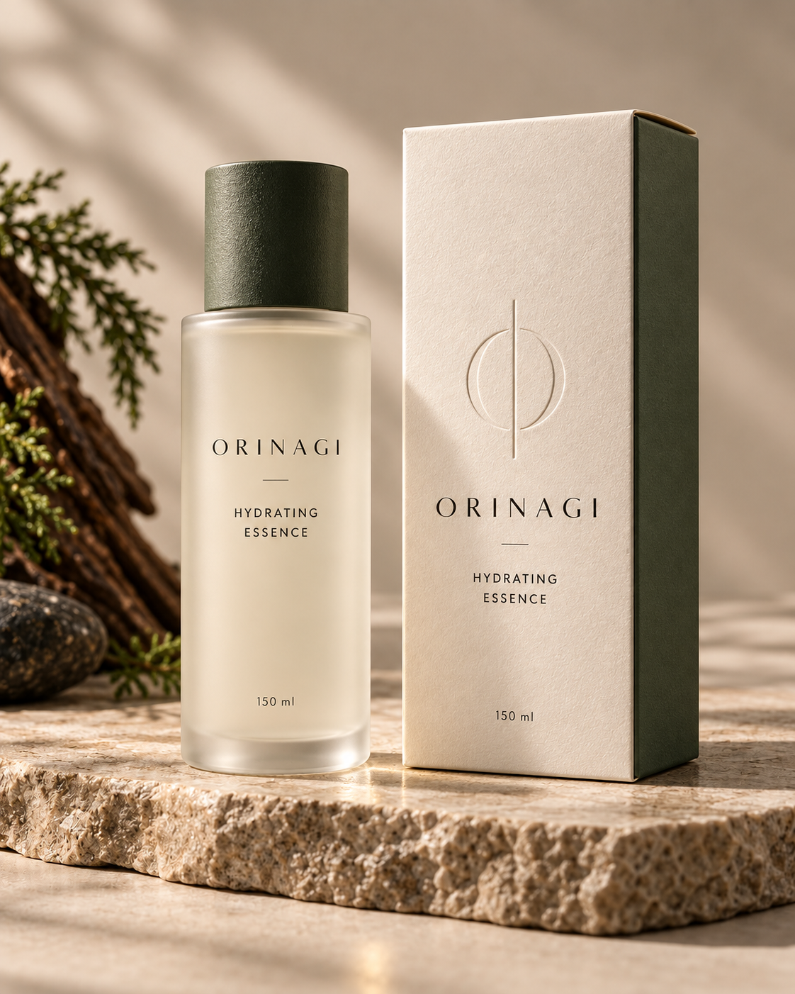 ORINAGI Hydrating Essence — packaging concept