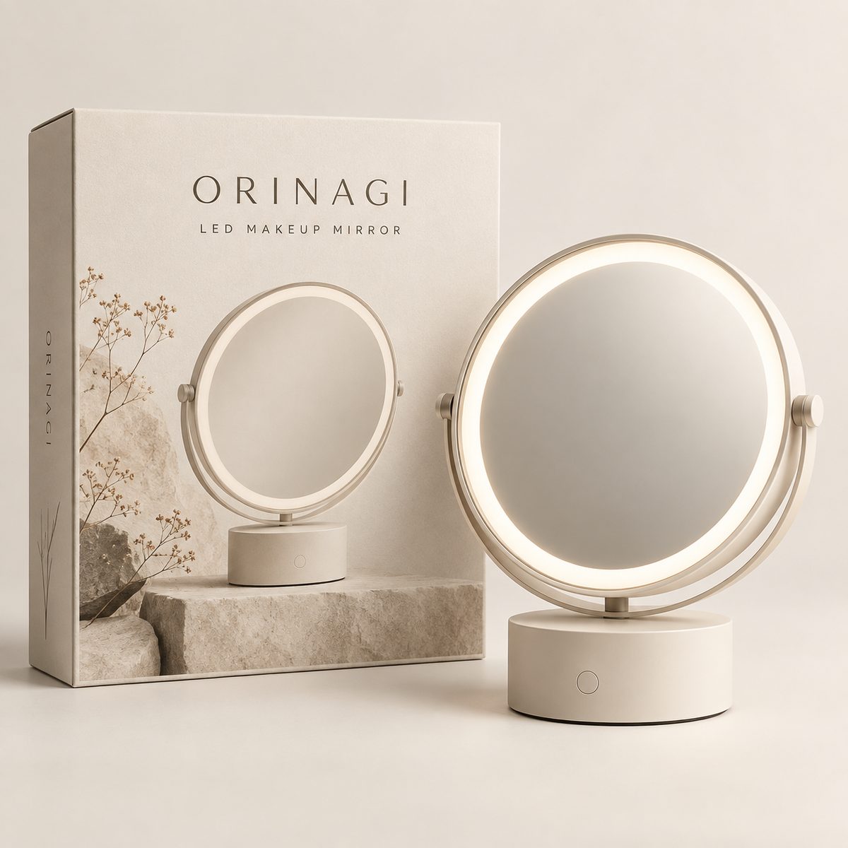 LED Makeup Mirror — packaging concept