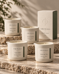 ORINAGI Massage Candle — packaging concept