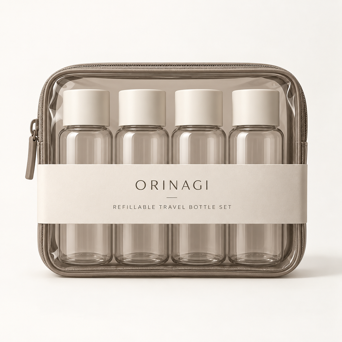 Refillable Travel Bottle Set — packaging concept