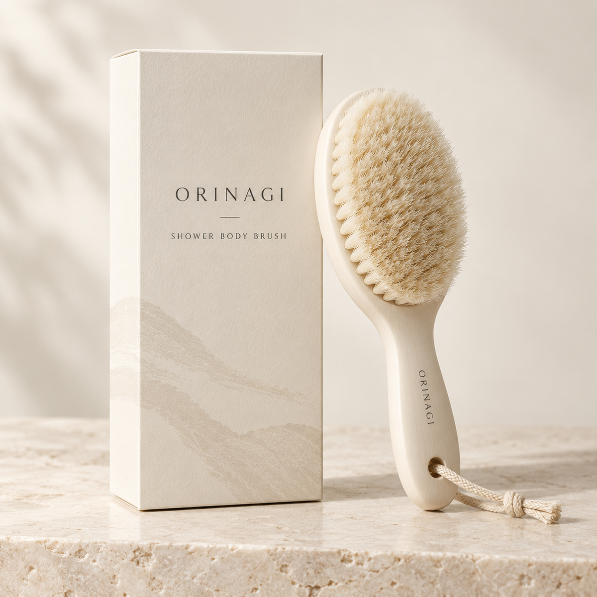 ORINAGI Shower Body Brush — product concept