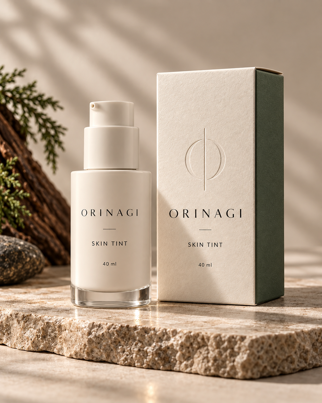 ORINAGI Skin Tint — packaging concept