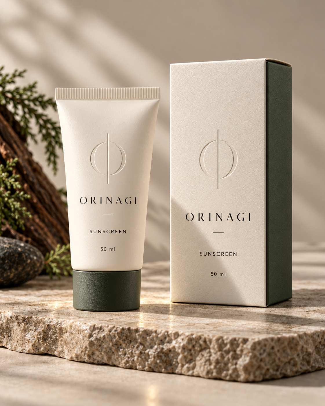 ORINAGI Sunscreen — packaging concept