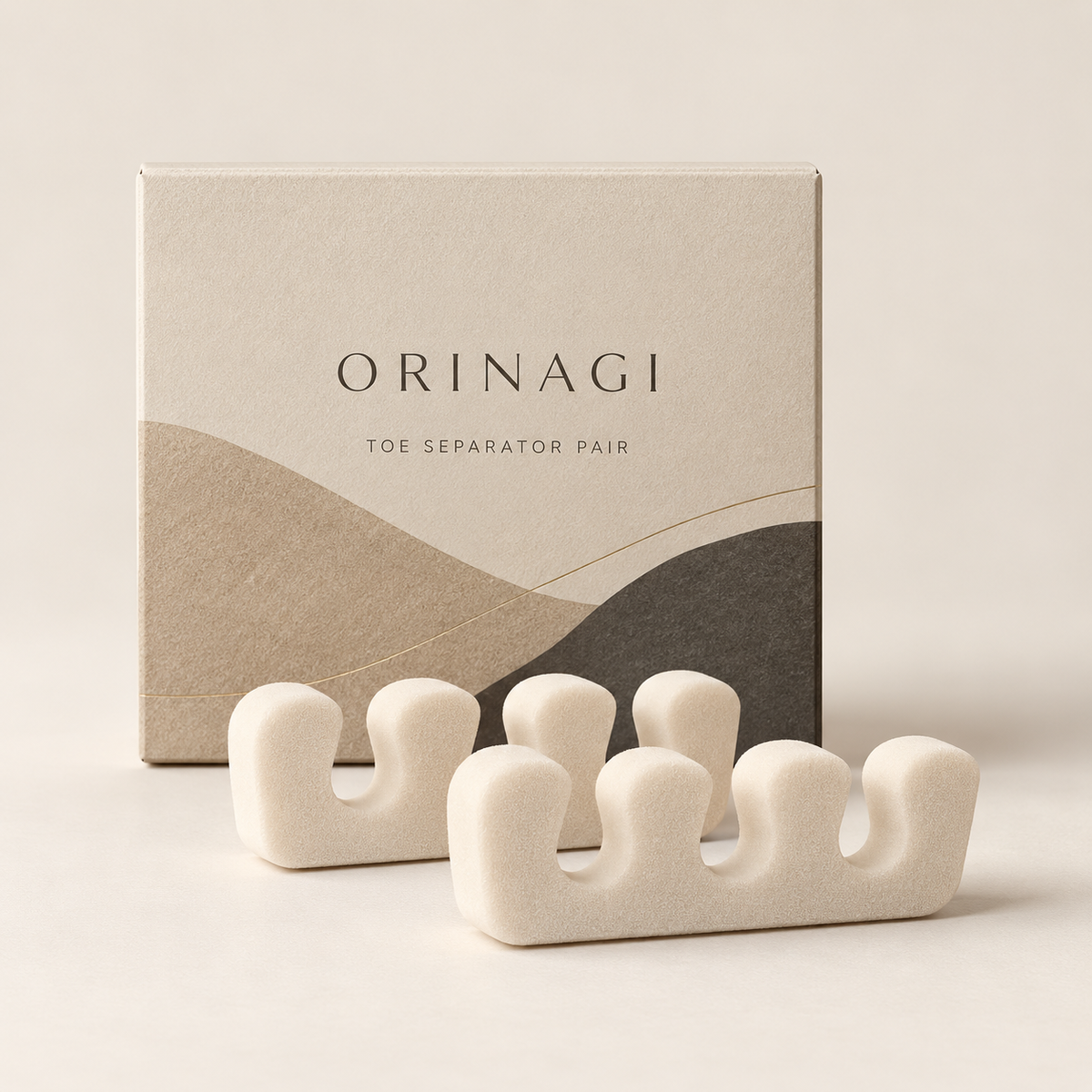 Toe Separator Pair — packaging concept