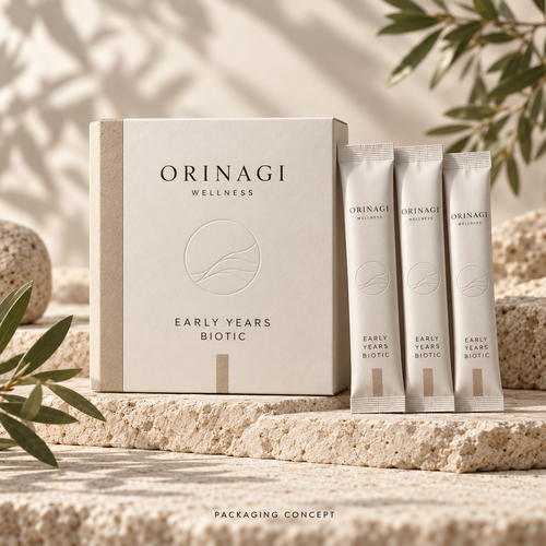 ORINAGI Wellness EARLY YEARS BIOTIC — packaging concept