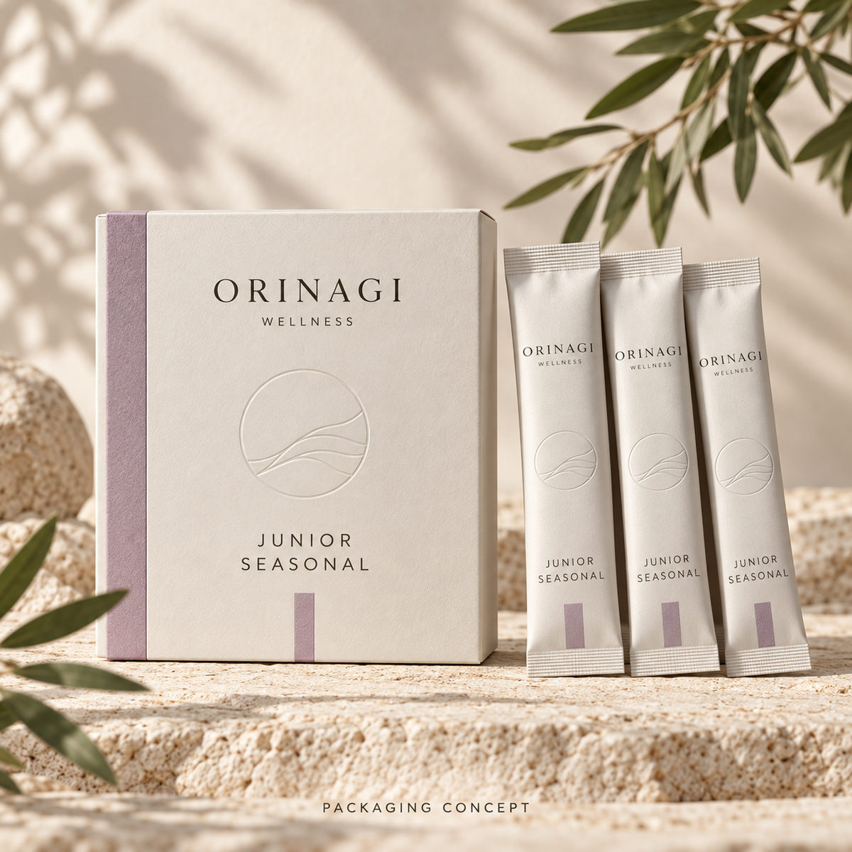 ORINAGI Wellness JUNIOR SEASONAL — packaging concept